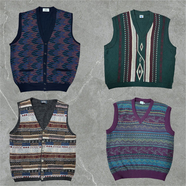 BOX 20KG UOMO - Maglioni Smanicati Anni 80 e 90