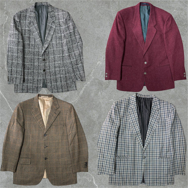 BOX 25KG MAN'S- CLASSIC WOOL JACKET'S