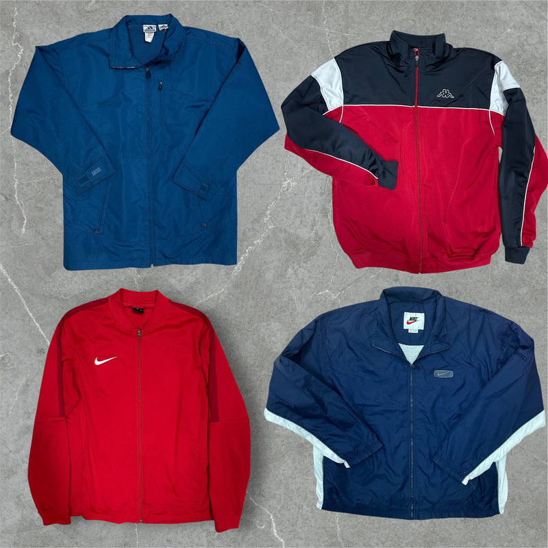 BOX 25KG MAN'S/ WOMAN'S - MIX BRANDED SPORTWEAR TRACKTOP ZIP