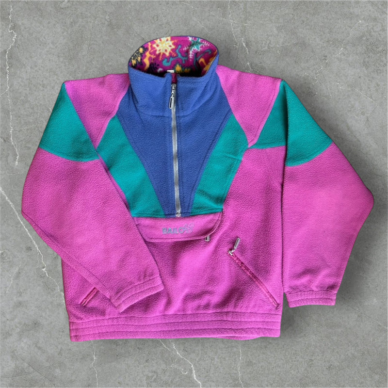 BOX 15KG UNISEX -  COLORFUL FLEECE SWEARTSHIRT 90s