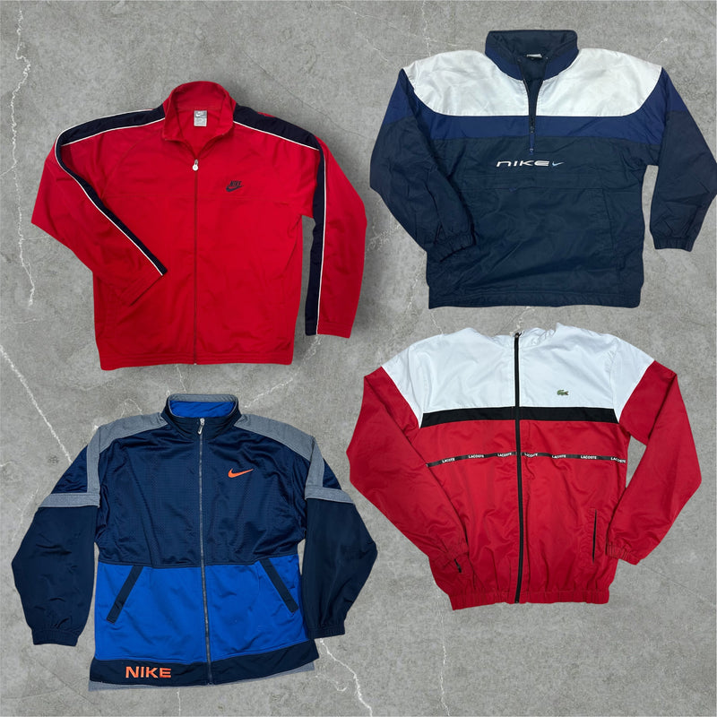 BOX 25KG MAN'S/ WOMAN'S - MIX BRANDED SPORTWEAR TRACKTOP ZIP