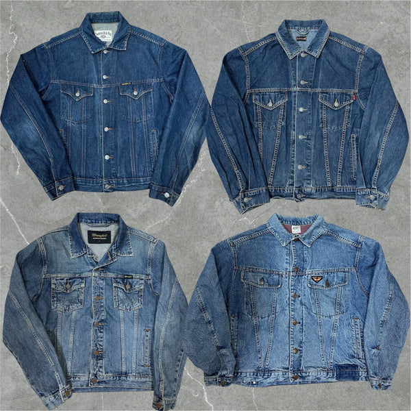 BOX 25KG UOMO - Giubbotti di Jeans Anni 90s