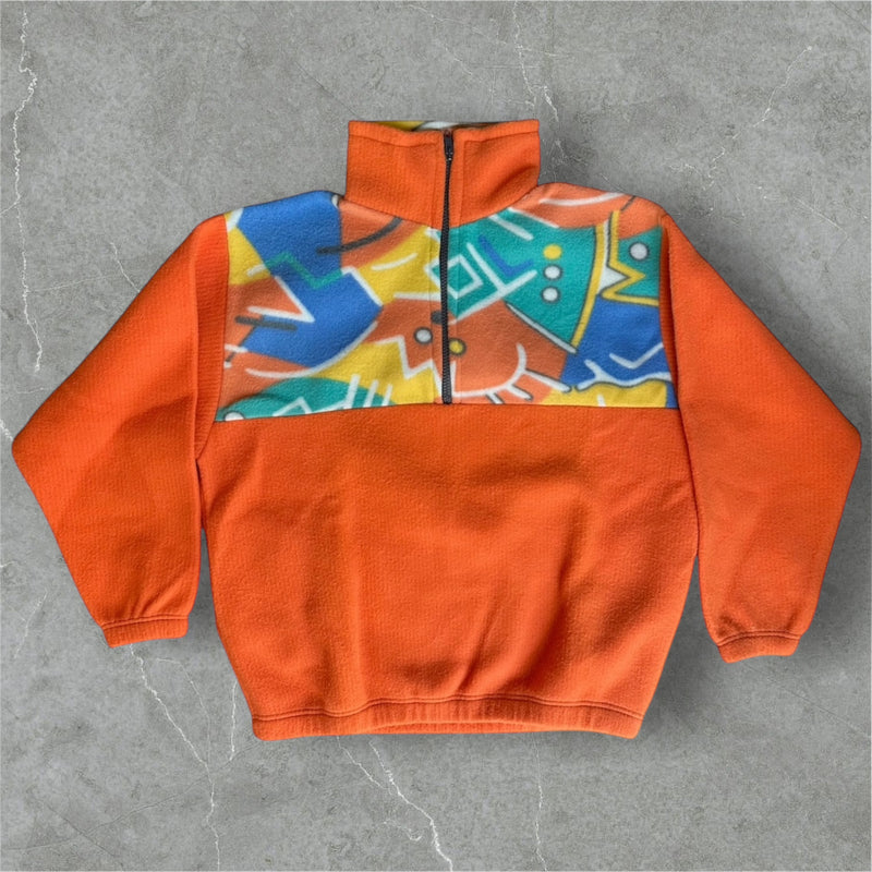 BOX 15KG UNISEX -  COLORFUL FLEECE SWEARTSHIRT 90s
