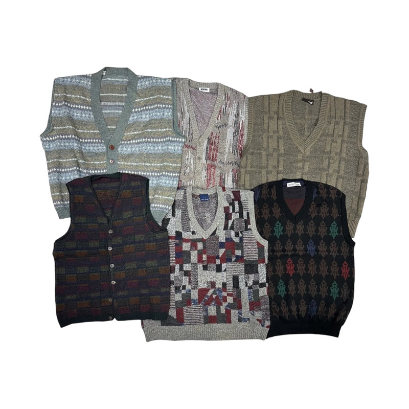 BOX 20KG UOMO - Maglioni Smanicati Anni 80 e 90