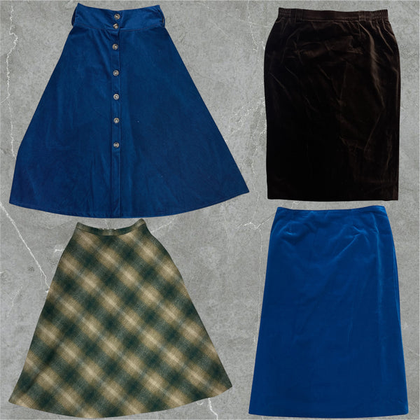 BOX 20KG DONNA - GONNE INVERNALI LUNGHE Anni 80s/90s