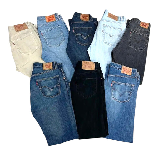 BOX 30KG UOMO - Pantaloni Levis 501