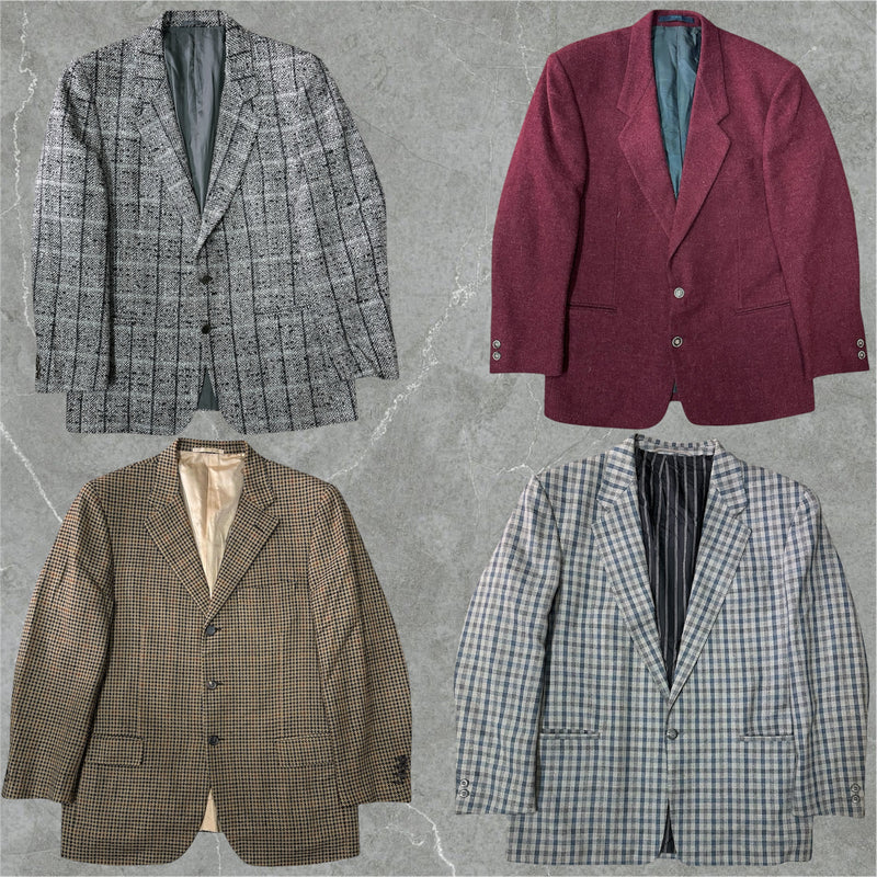 BOX 25KG MAN'S- CLASSIC WOOL JACKETS