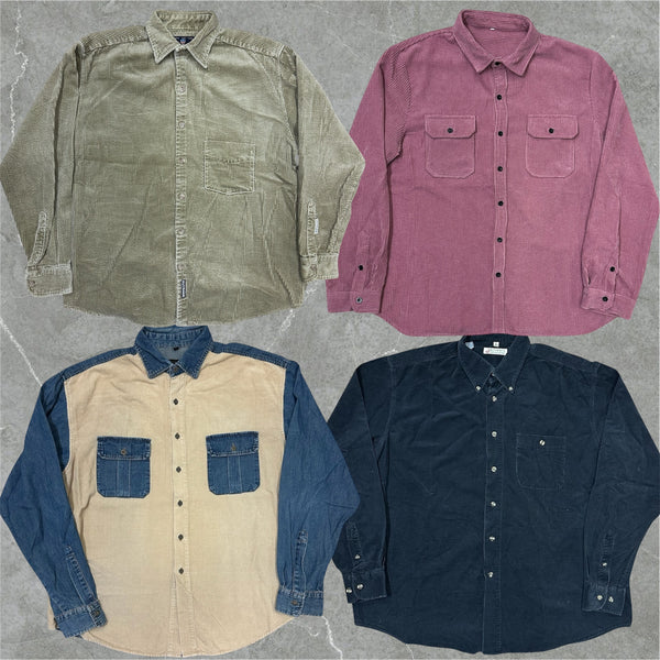 BOX 20KG UOMO - CAMICIE DI VELLUTO CORDUROY UOMO