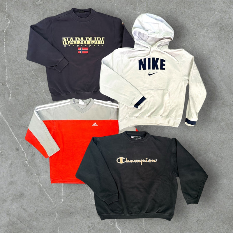 BOX 25KG MAN'S/WOMAN'S- MIX BRANDED SPORT SWEARTSHIRT