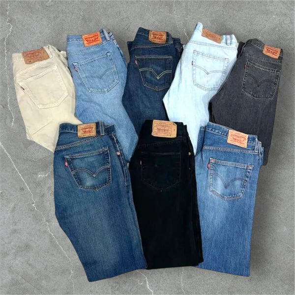 BOX 30KG UOMO - Pantaloni Levis 501