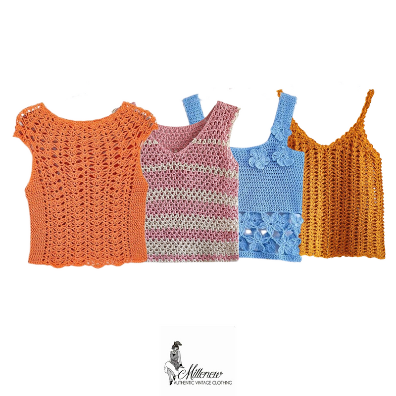 Anni '80/'90 Maglie all'uncinetto da Donna