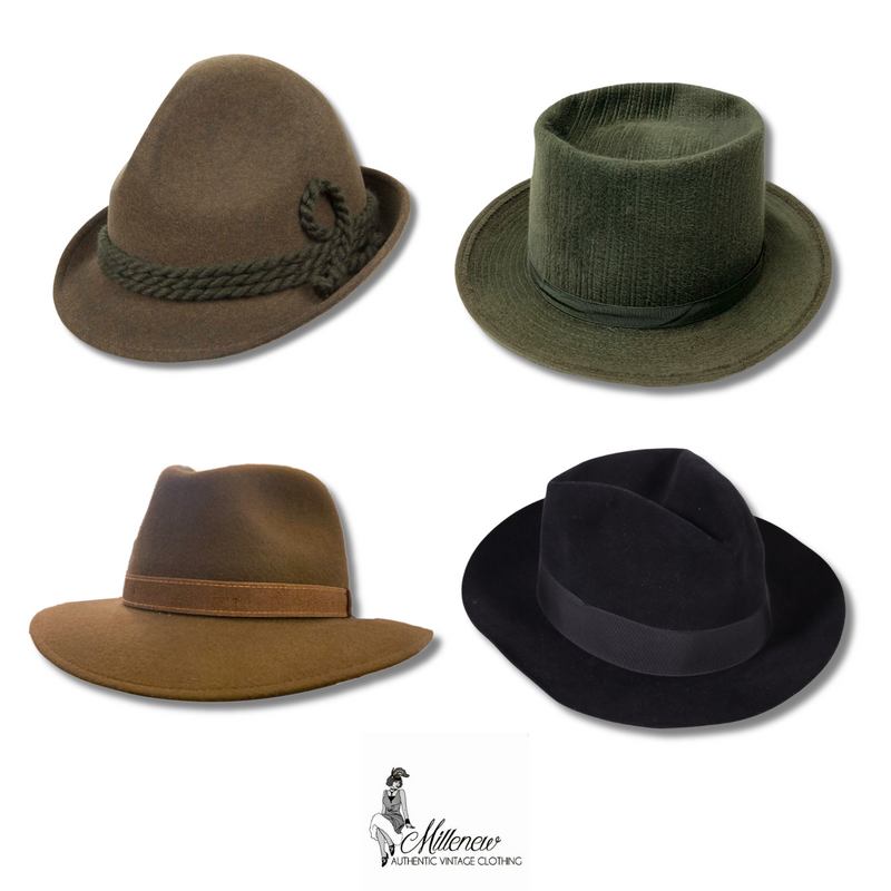 Cappelli Vintage in Feltro Uomo