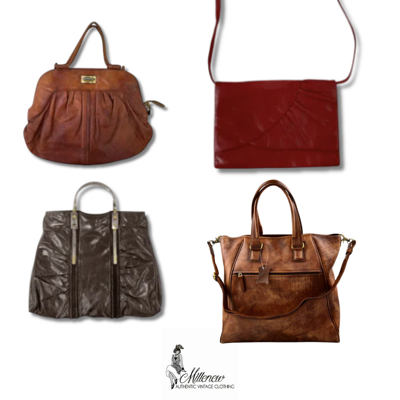 Borse Vintage Medie in Pelle