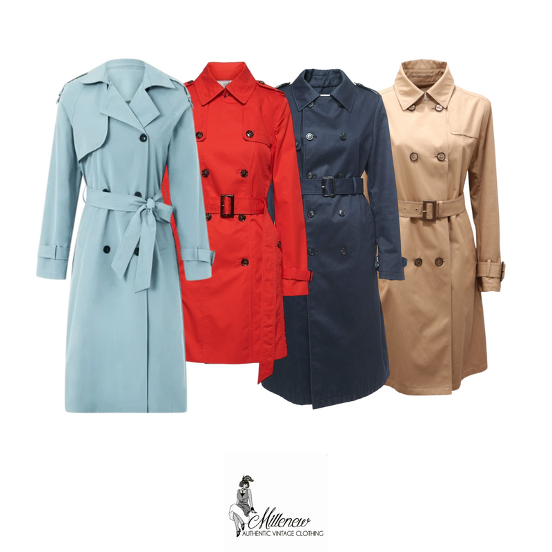 Y2K Trench Donna in Cotone